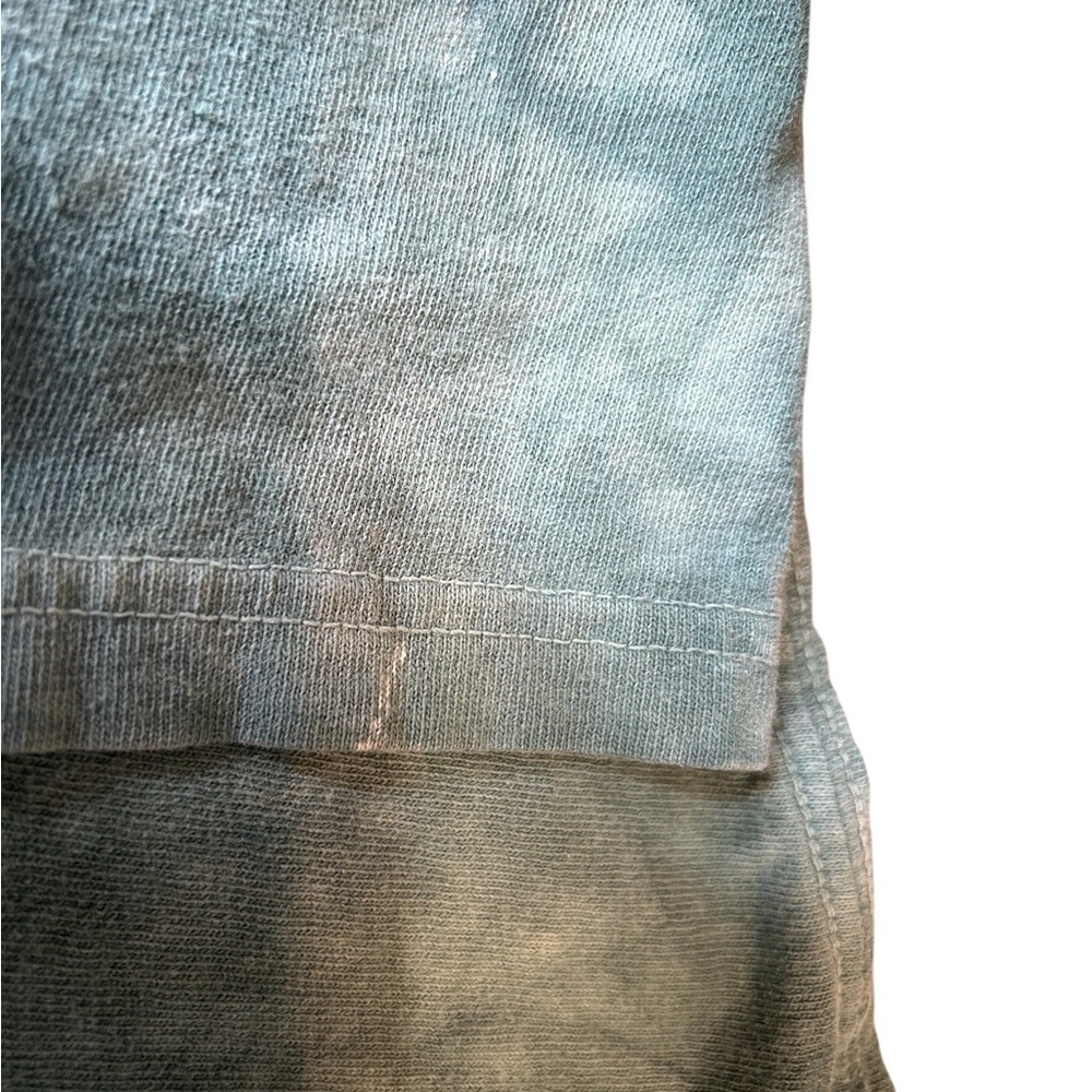 Vintage Wolf Moon Tee Tie Dye Small Liquid Blue Style Faded Graphic - Picture 6 of 12